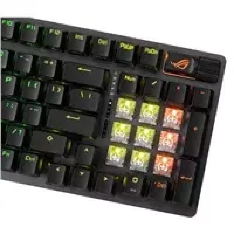 ASUS ROG Strix Scope II 96 Wireless näppäimistö pelikäyttöön USB + RF langaton + Bluetooth QWERTY US English musta