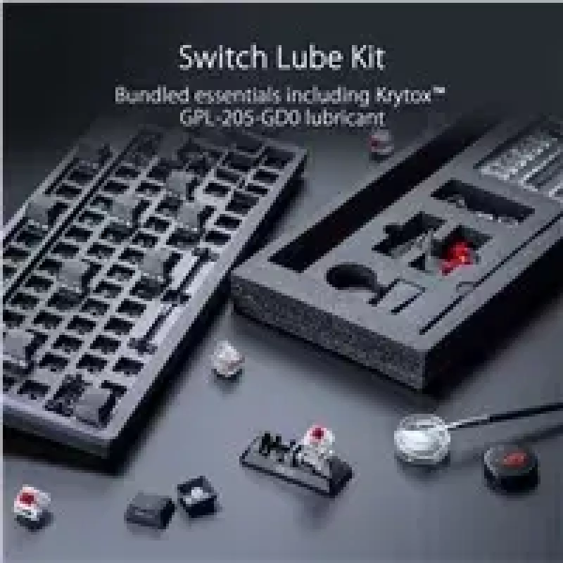 ASUS ROG Azoth näppäimistö pelikäyttöön USB + RF langaton + Bluetooth valkoinen