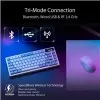 ASUS ROG Azoth näppäimistö pelikäyttöön USB + RF langaton + Bluetooth valkoinen
