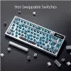 ASUS ROG Azoth näppäimistö pelikäyttöön USB + RF langaton + Bluetooth valkoinen