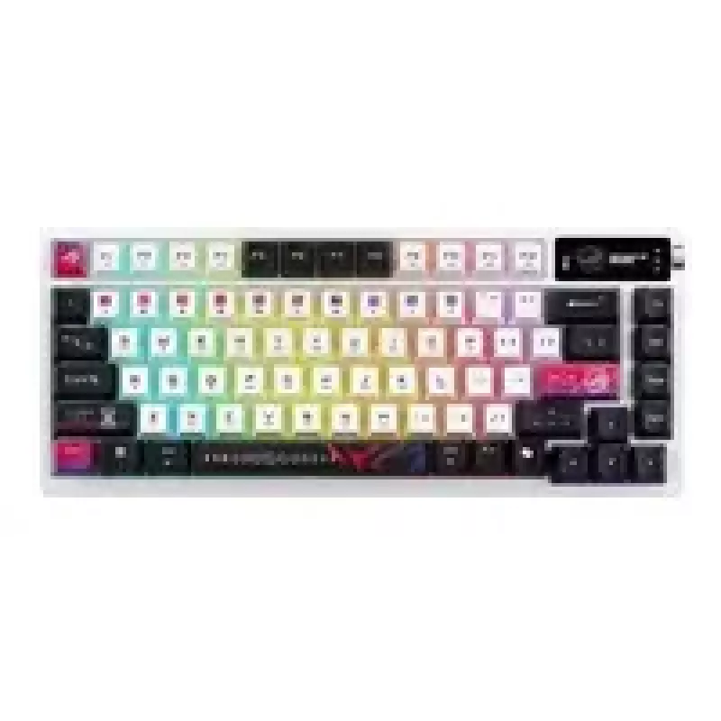 Mekaaninen langaton näppäimistö ASUS ROG Azoth X — US-asettelu, Bluetooth & RF 2,4 GHz, valkoinen