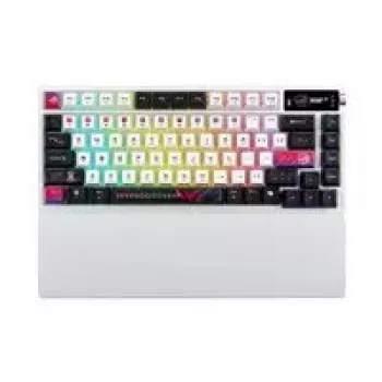 Mekaaninen langaton näppäimistö ASUS ROG Azoth X — US-asettelu, Bluetooth & RF 2,4 GHz, valkoinen