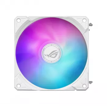 All-in-one-nestekühler ASUS ROG Ryuo IV SLC 360 ARGB White Edition — 360 mm:n jäähdytin, 3×120 mm:n tuuletin, AMOLED-näyttö, tuki LGA 1700:lle