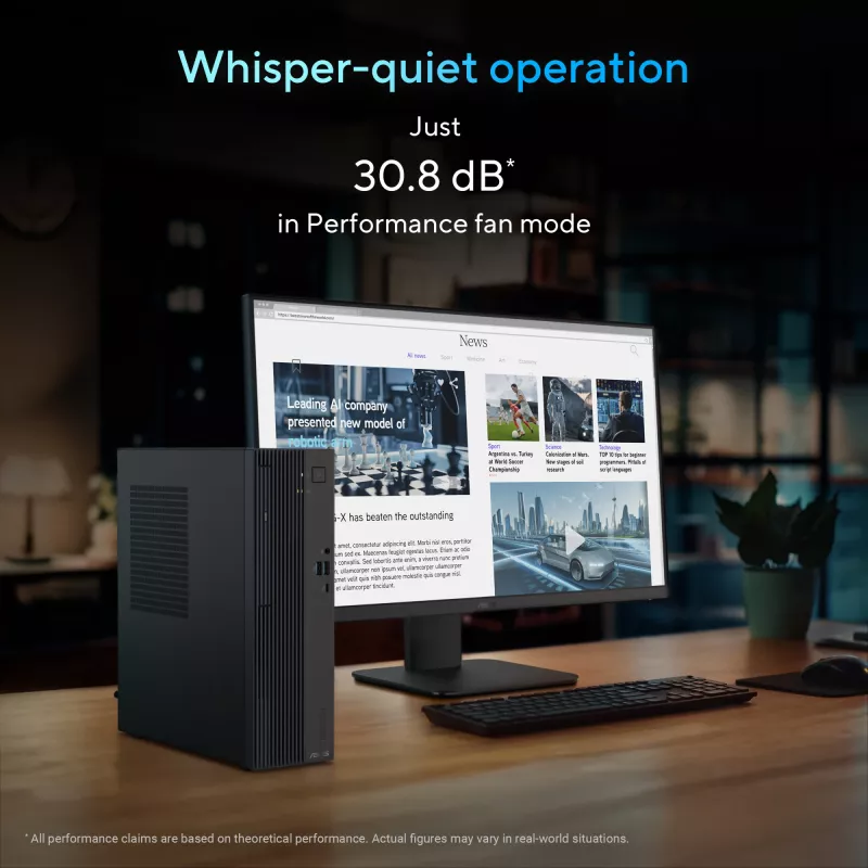 ASUS ExpertCenter P500 SFF P500SV-05210H033X Intel Core 5 210H 16 GB DDR5-SDRAM 512 GB SSD Windows 11 Pro PC harmaa