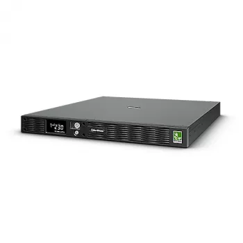 CyberPower PR1000ELCDRT1U keskeytymätön virransyöttö (UPS) Line-Interactive 1 kVA 800 W 6 AC-lähtöä