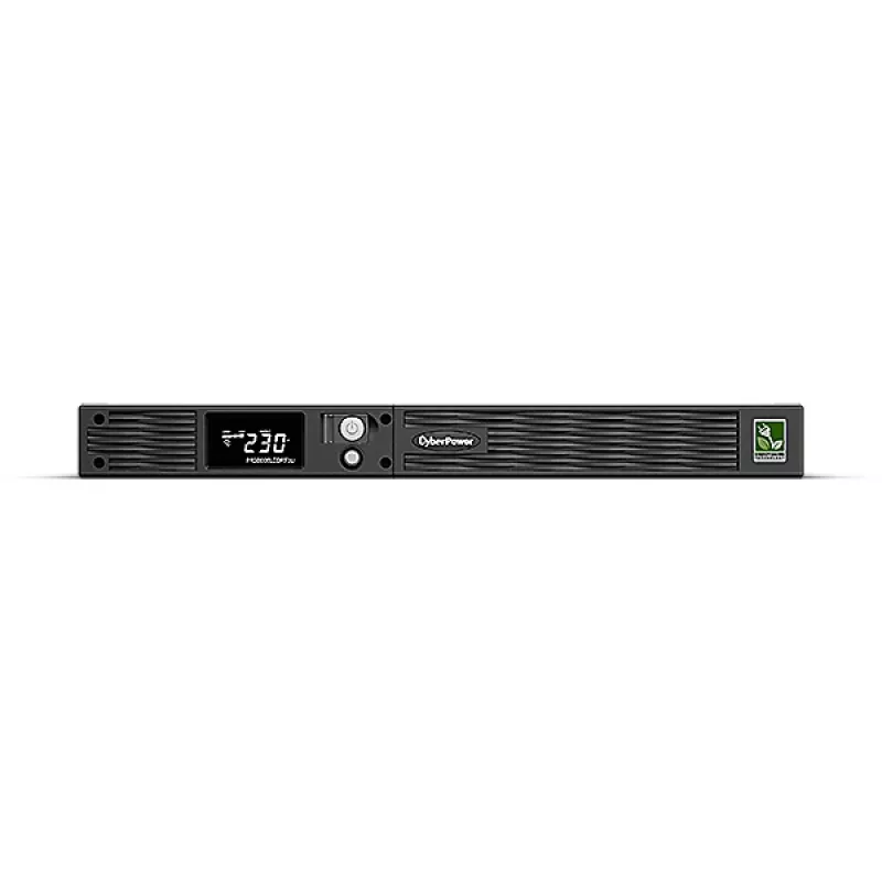 CyberPower PR1000ELCDRT1U keskeytymätön virransyöttö (UPS) Line-Interactive 1 kVA 800 W 6 AC-lähtöä