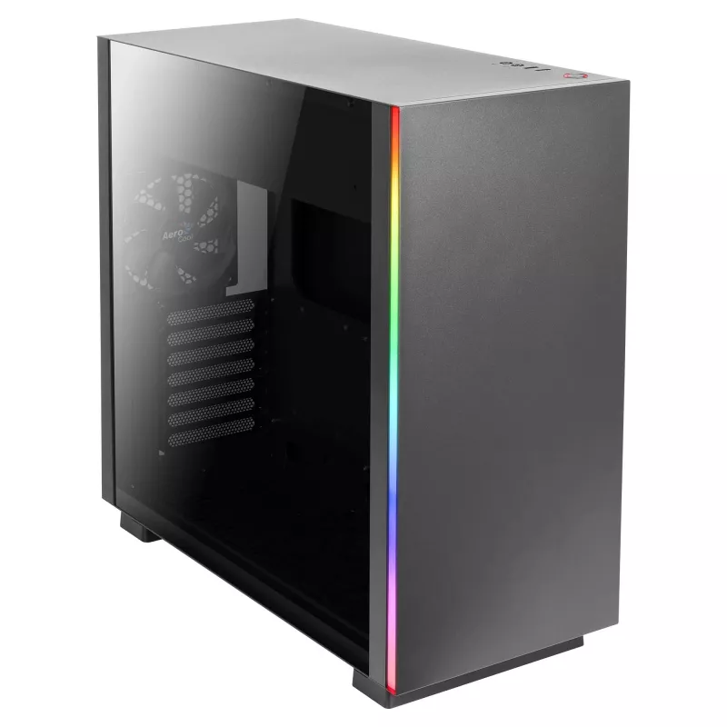 Aerocool Glo Midi Tower musta