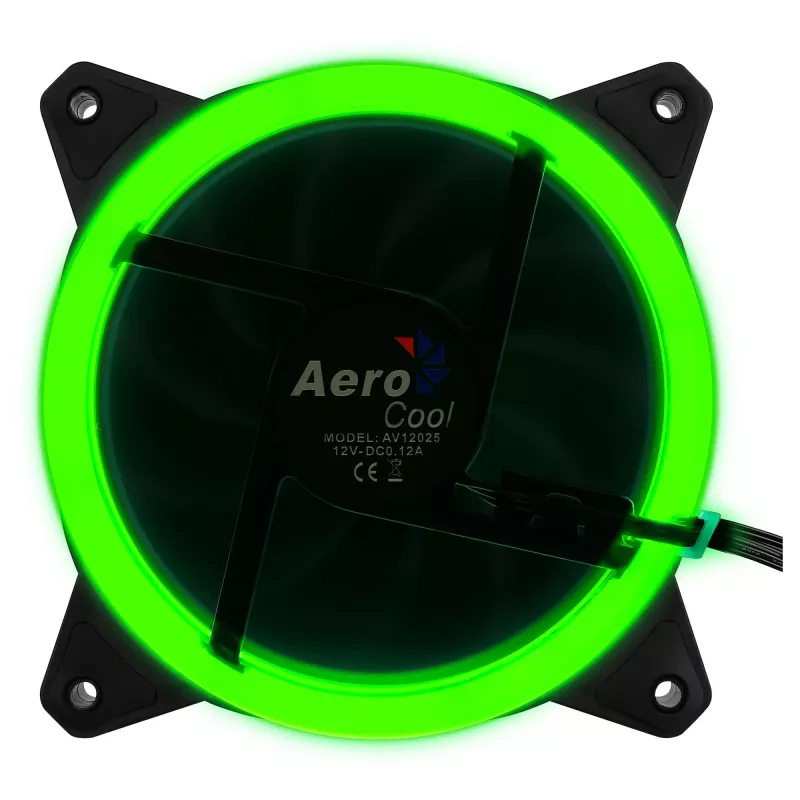 Aerocool Rev RGB tietokonekotelon tuuletin 12 cm musta