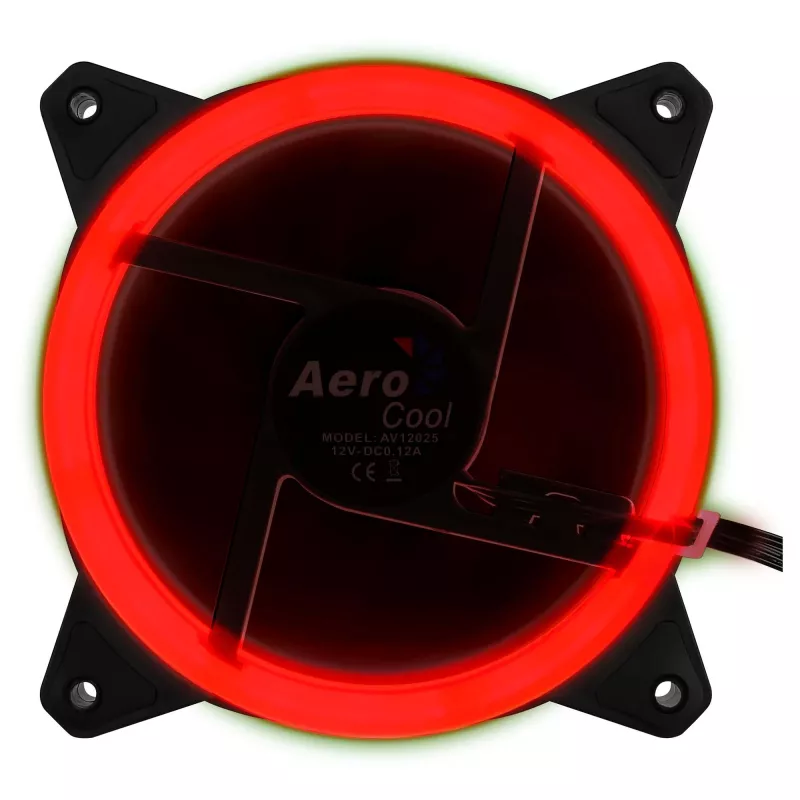 Aerocool Rev RGB tietokonekotelon tuuletin 12 cm musta