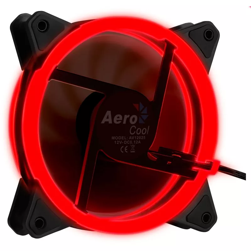 Aerocool Rev RGB tietokonekotelon tuuletin 12 cm musta