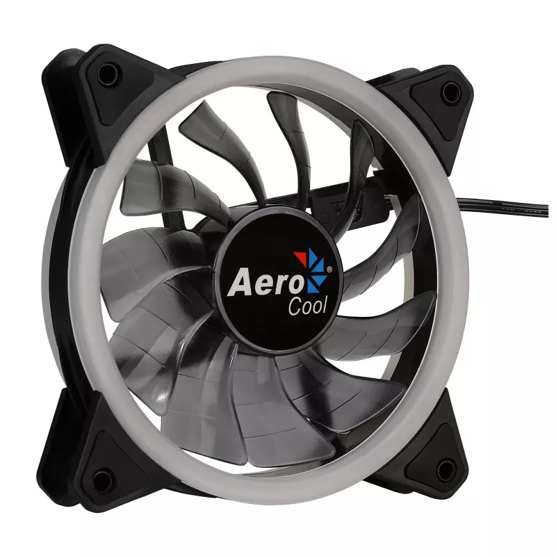 Aerocool Rev RGB tietokonekotelon tuuletin 12 cm musta