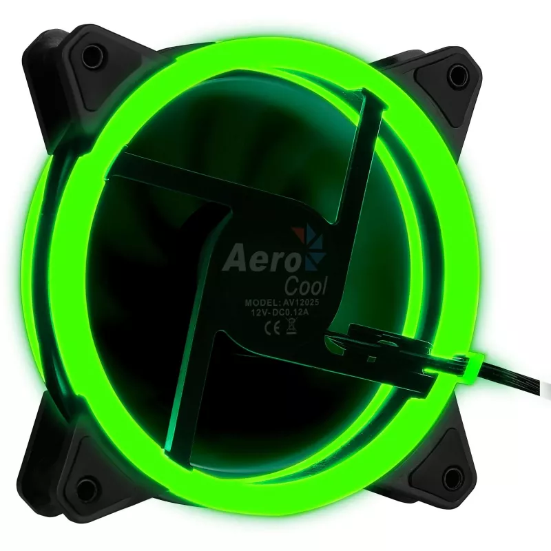 Aerocool Rev RGB tietokonekotelon tuuletin 12 cm musta