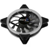 Aerocool Rev RGB tietokonekotelon tuuletin 12 cm musta