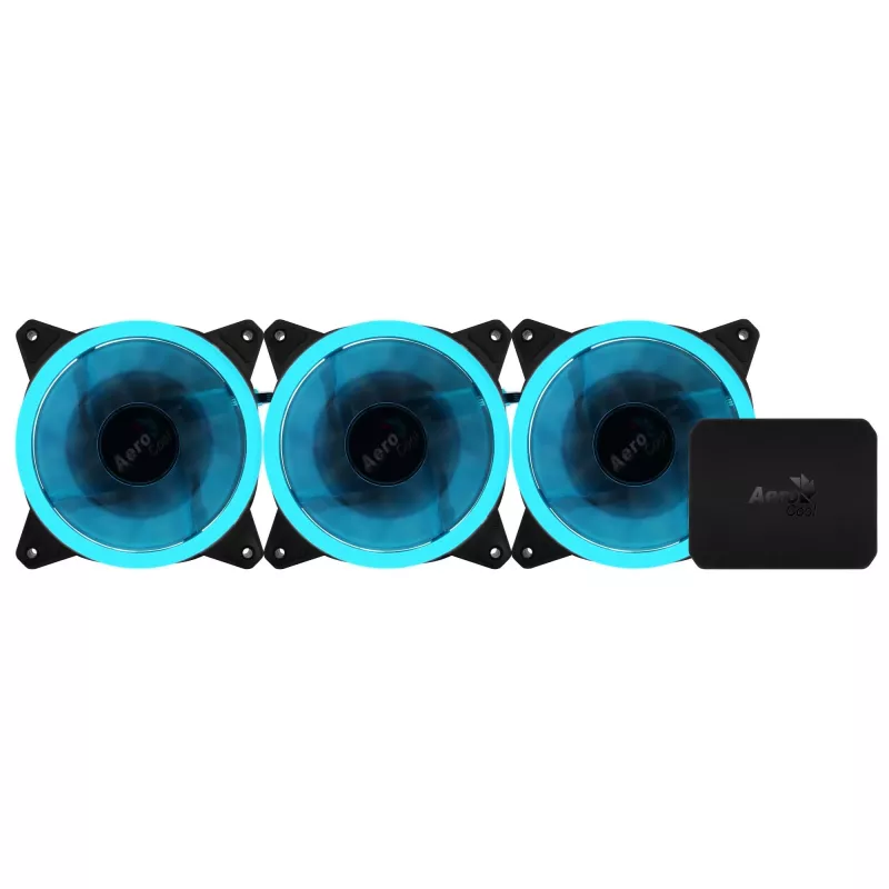 Aerocool Rev RGB Pro kotelotuuletin 12 cm musta