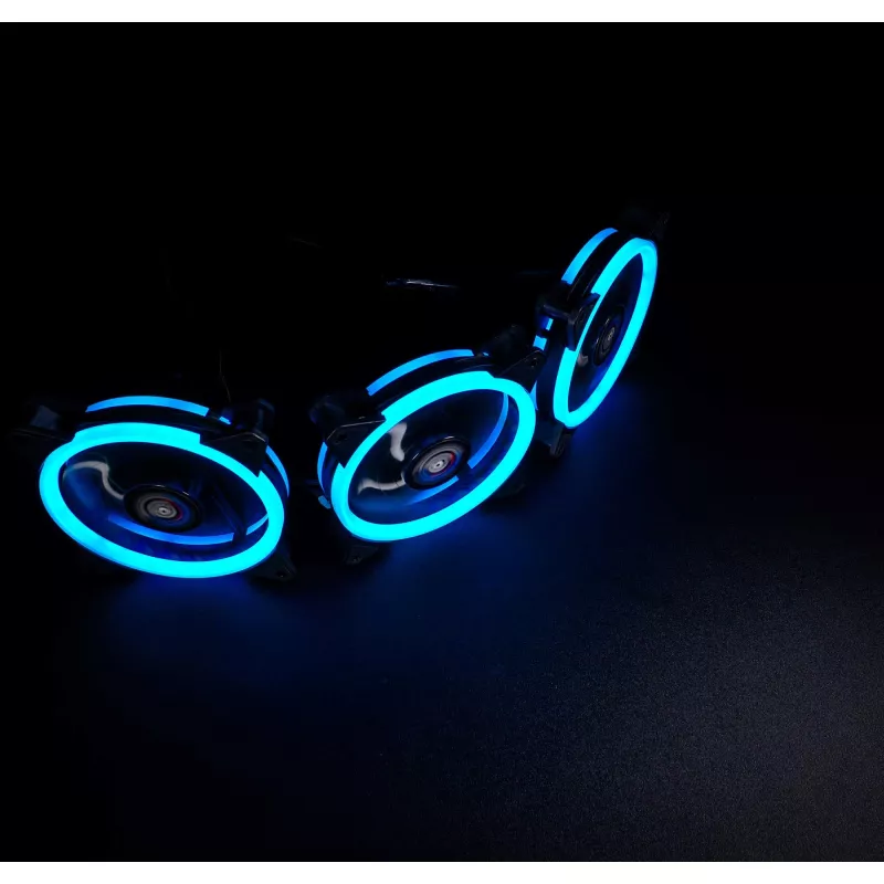 Aerocool Rev RGB Pro kotelotuuletin 12 cm musta