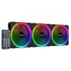 Aerocool Orbit RC tietokonekotelon tuuletin 12 cm musta