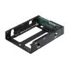 QNAP QDA-A2AR - sisäinen RAID-kotelo - 3.5 to 2 x 2.5 (8,9 cm - 2 x 6,4 cm) - RAID 0, 1, JBOD - SATA 6Gb/s