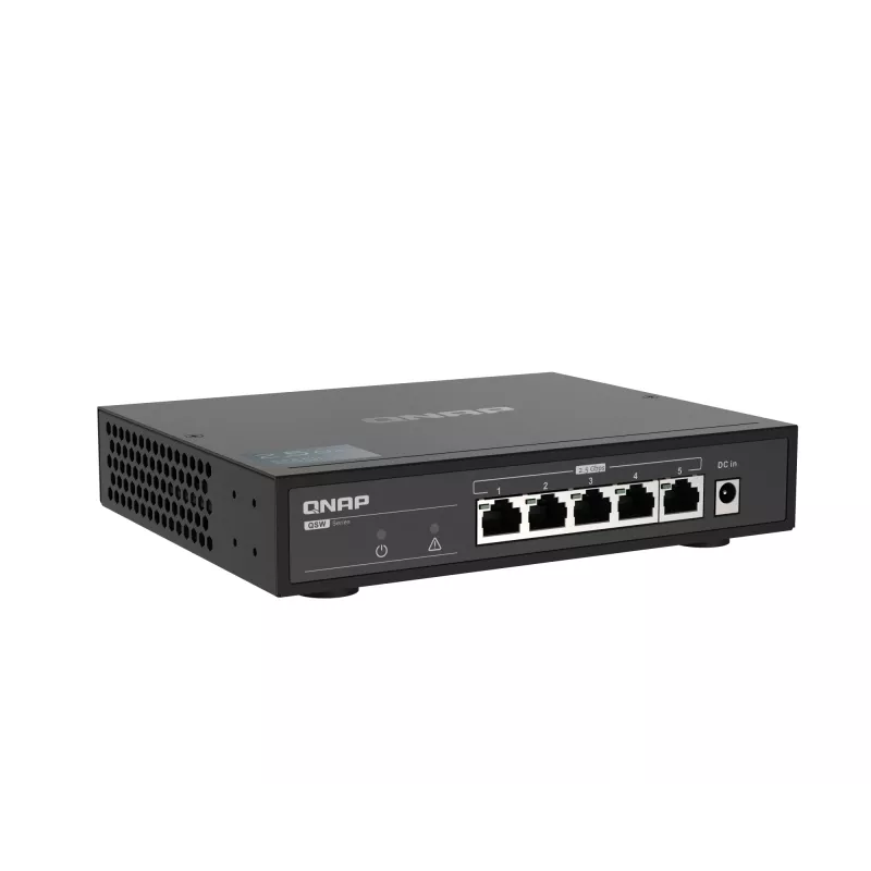 QNAP QSW-1105-5T 5-porttinen hallitsematon kytkin, 5x 2.5GbE