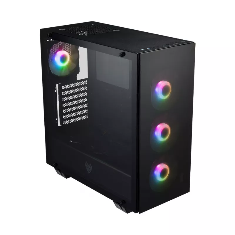 FSP CMT512 Midi Tower musta
