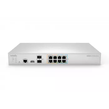 EnGenius Cloud Managed Security Gateway 2 x 2,5 GbE LAN & 6 x 2,5 GbE WAN & 2 SFP+ porttia