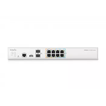 EnGenius Cloud Managed Security Gateway 2 x 2,5 GbE LAN & 6 x 2,5 GbE WAN & 2 SFP+ porttia