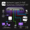 Hallittava kytkin EnGenius FitSwitch 8 PoE 8x Gigabit Ethernet porttia