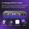 Hallittava kytkin EnGenius FitSwitch 8 PoE 8x Gigabit Ethernet porttia