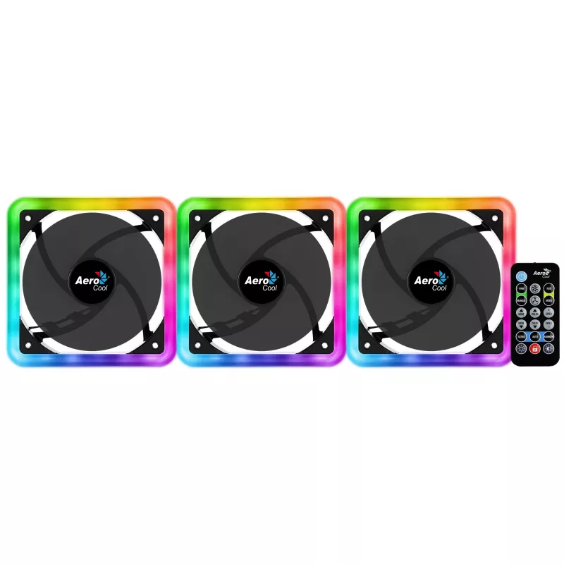Aerocool Edge 14 Pro tietokonekotelon tuuletin 14 cm musta