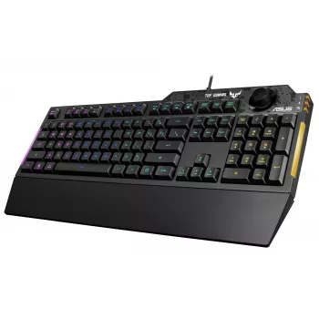 ASUS TUF Gaming K1 näppäimistö USB musta Full-Size RGB LED
