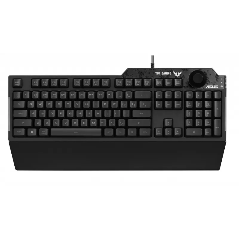 ASUS TUF Gaming K1 näppäimistö USB musta Full-Size RGB LED