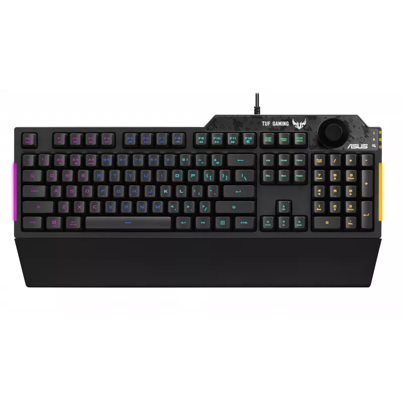 ASUS TUF Gaming K1 näppäimistö USB musta Full-Size RGB LED