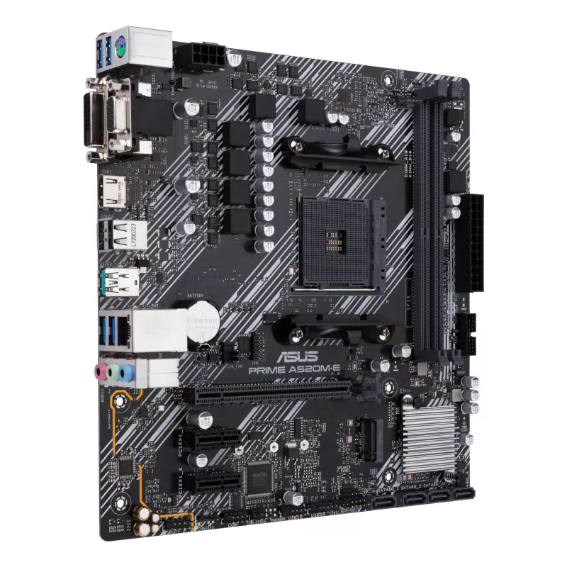 Emolevy ASUS PRIME A520M-E/CSM, AMD A520, Socket AM4, micro ATX