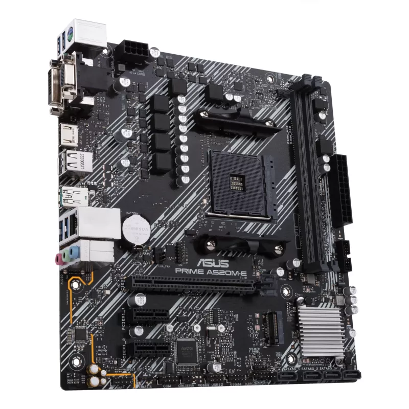 Emolevy ASUS PRIME A520M-E/CSM, AMD A520, Socket AM4, micro ATX