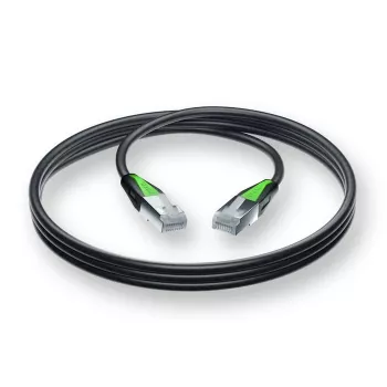 Verkkokaapeli Zyxel ACCESSORY-ZZ0110F Cat6a, RJ-45 - RJ-45, 1 m, musta