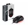 MSI CLUTCH GM08 optinen pelihiiri '4200 DPI optinen sensori, 6 ohjelmoitavaa painiketta, symmetrinen muotoilu, kestävä kytkin yli 10 miljoonaa klikkausta, painonsäätö, punainen LED'