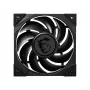 MSI MEG SILENT GALE P12 premium hiljainen tuuletin '120mm, PWM, tasapainoinen staattinen paine ja ilmavirta, LCP-tuuletinlapa, HDB-laakeri, tärinänvaimennustyynyt, 300mm kaapeli'