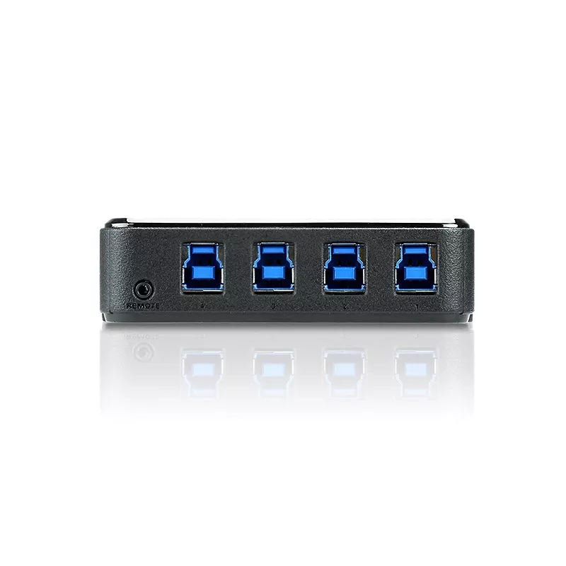 ATEN 4-porttinen USB 3.0 oheislaitteiden jakolaite, 5 Gbit/s, Micro-USB Type B, musta, muovi, 0 - 40 °C, -20 - 60 °C