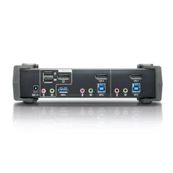 ATEN 2-porttinen USB 3.1 Gen 1 4K DisplayPort 1.2 KVMP™ kytkin äänellä (KVM-kaapeli sisältyy)