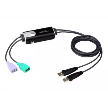 KM-kytkin ATEN 2-porttinen USB Boundless kaapeli CS62KM
