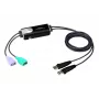 KM-kytkin ATEN 2-porttinen USB Boundless kaapeli CS62KM