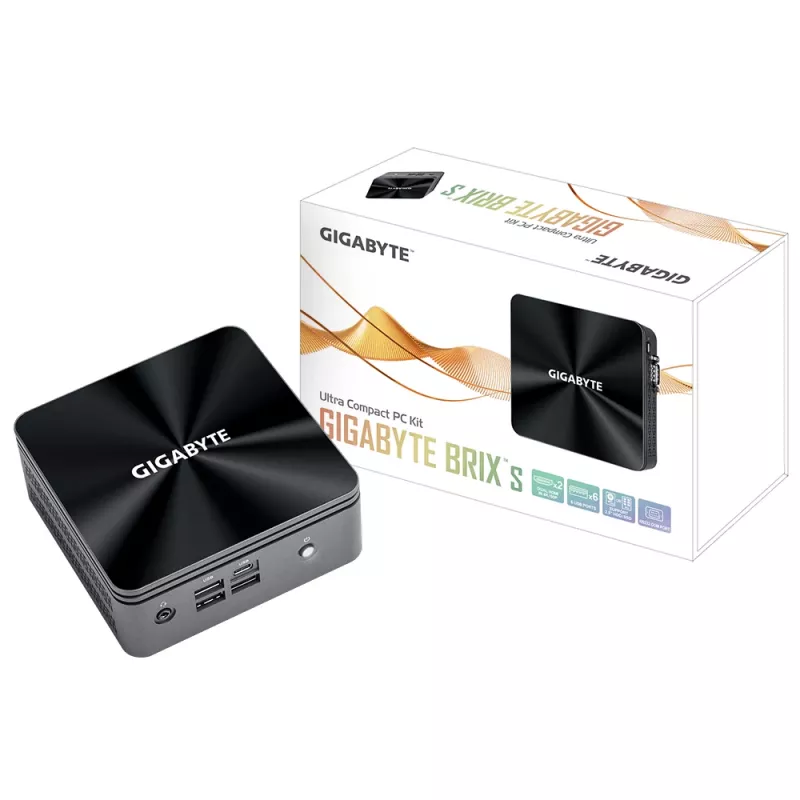 GIGABYTE GB-BRi5H-10210(E) UCFF musta i5-10210U 1,6 GHz