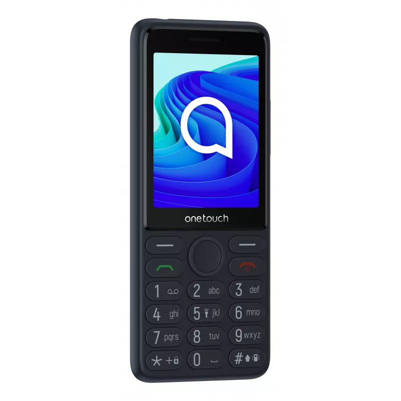TCL OneTouch 4042S Dual SIM -peruspuhelin latausteline mukana, harmaa