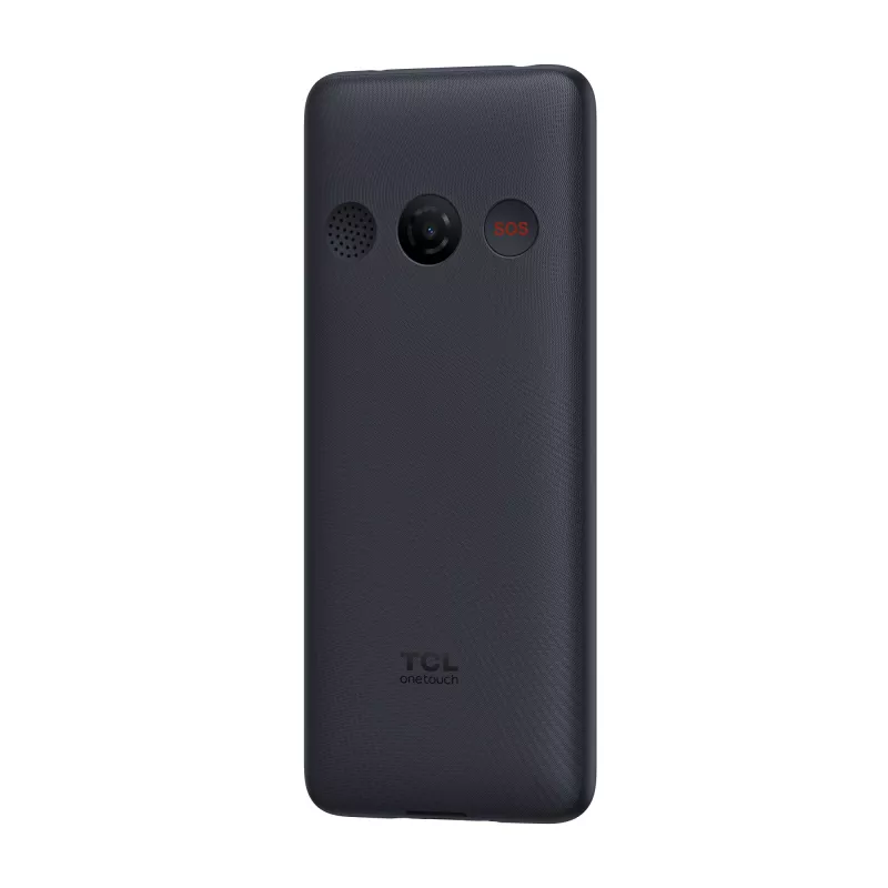 TCL OneTouch 4042S Dual SIM -peruspuhelin latausteline mukana, harmaa