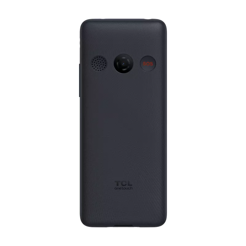 TCL OneTouch 4042S Dual SIM -peruspuhelin latausteline mukana, harmaa