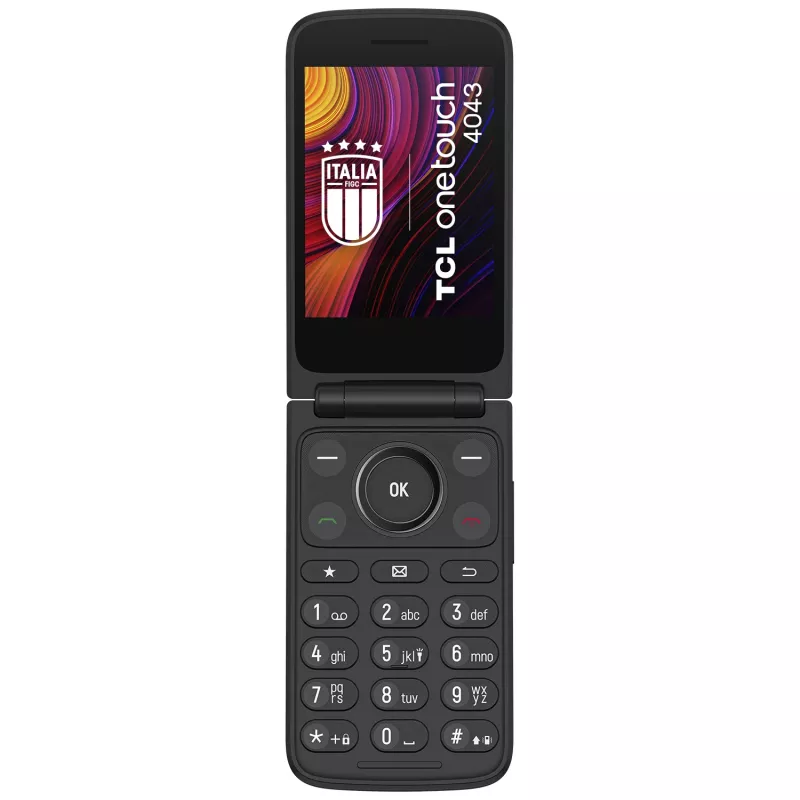 TCL OneTouch 4043 8,13 cm (3,2 inch) 130,6 g harmaa peruspuhelin