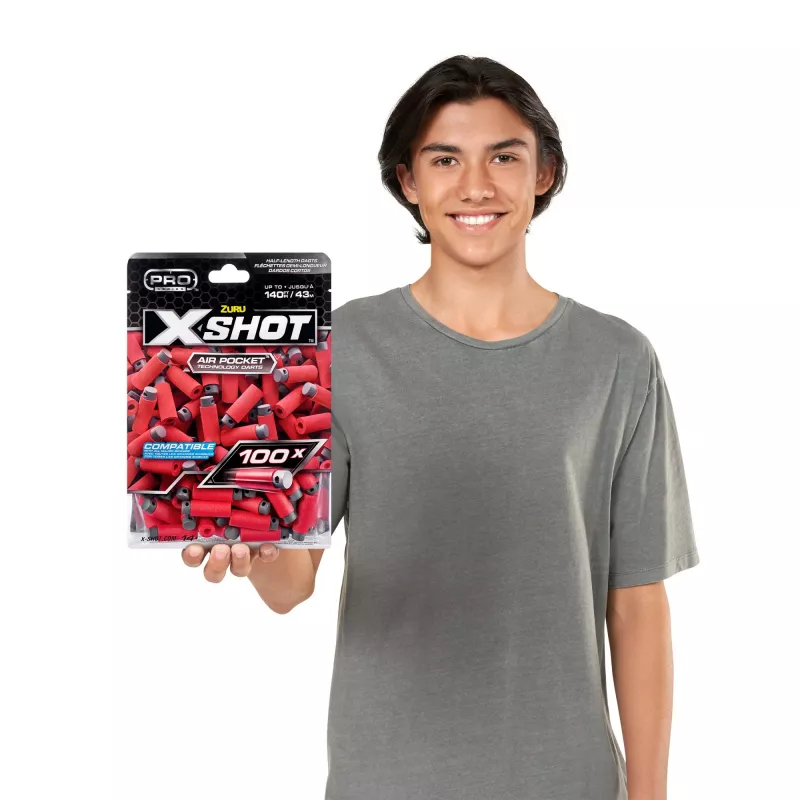 XSHOT Pro Series puolipitkien nuolten täyttöpakkaus (100 nuolta) ZURU
