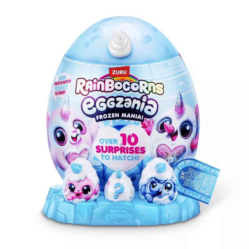 Pehmolelu Zuru Rainbocorns Eggzania Frozen Mania — eläinpehmolelu, monivärinen, 3-vuotiaasta