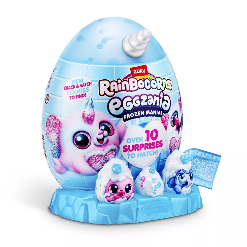Pehmolelu Zuru Rainbocorns Eggzania Frozen Mania — eläinpehmolelu, monivärinen, 3-vuotiaasta