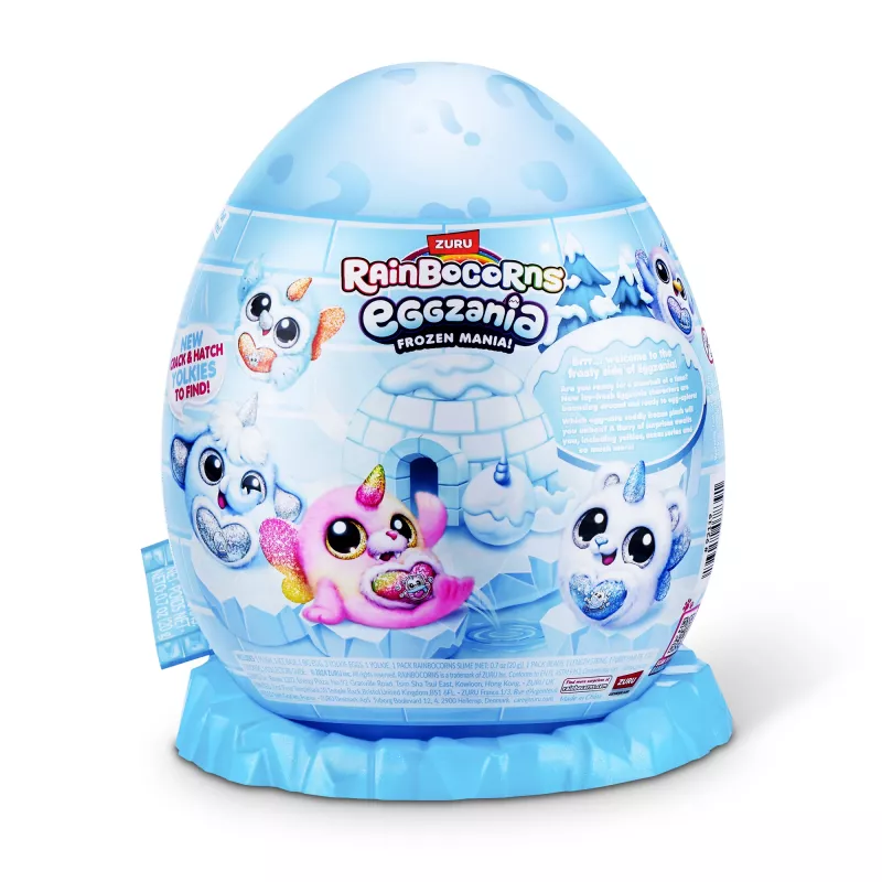 Pehmolelu Zuru Rainbocorns Eggzania Frozen Mania — eläinpehmolelu, monivärinen, 3-vuotiaasta
