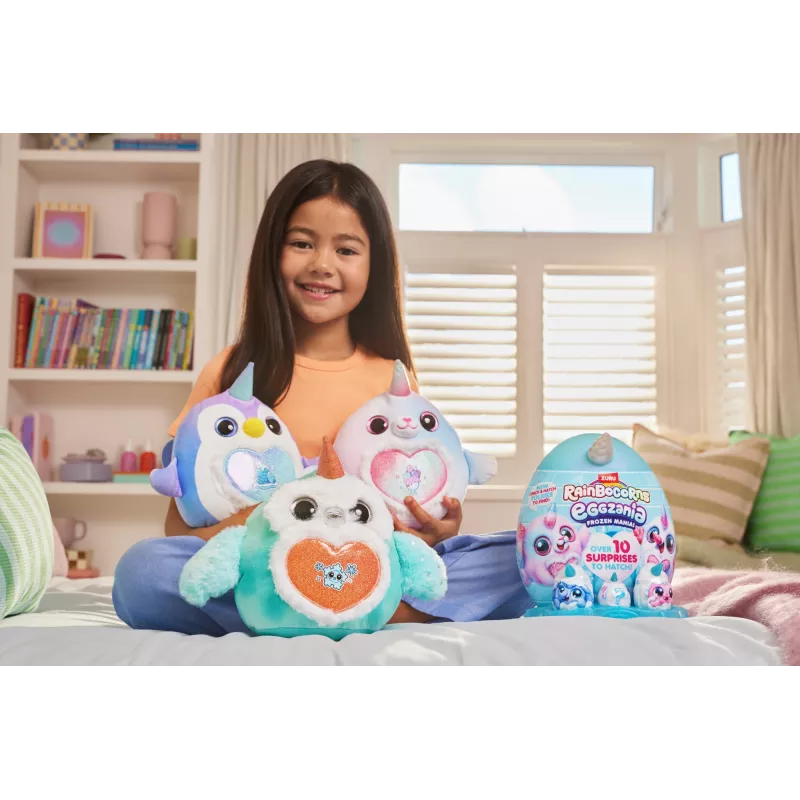 Pehmolelu Zuru Rainbocorns Eggzania Frozen Mania — eläinpehmolelu, monivärinen, 3-vuotiaasta